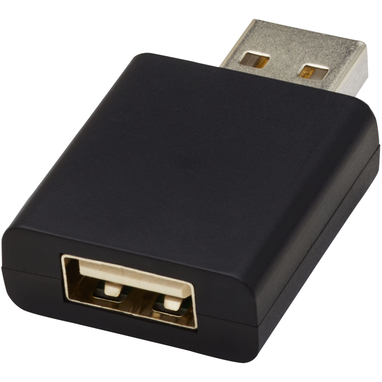Блокіратор даних USB Incognito, колір суцільний чорний - 12417890- Фото №7