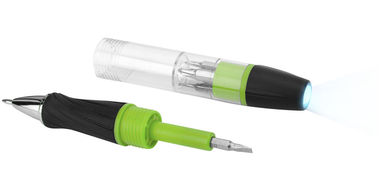 Інструмент King 7-ми функціональний з ручкою і ліхтариком, колір лайм - 10426303- Фото №5
