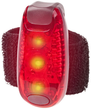 Ліхтарик Rideo, колір червоний, суцільний чорний - 10428300- Фото №1