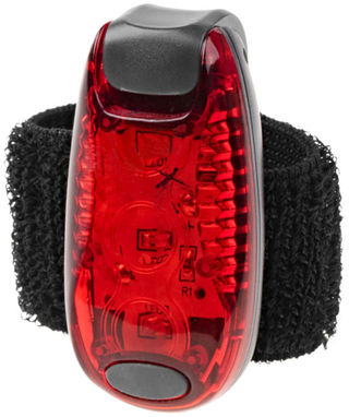 Ліхтарик Rideo, колір червоний, суцільний чорний - 10428300- Фото №4