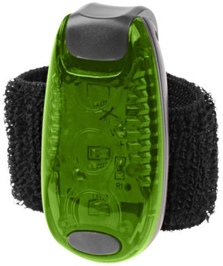 Фонарик Rideo, цвет зеленый, сплошной черный - 10428302- Фото №4
