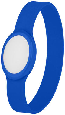 Силіконовий браслет з багатобарвним ліхтариком, колір яскраво-синій - 10428401- Фото №1