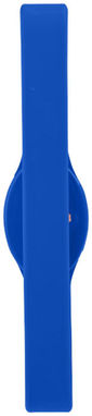 Силіконовий браслет з багатобарвним ліхтариком, колір яскраво-синій - 10428401- Фото №4