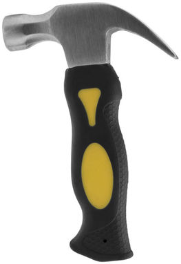 Молоток Stubby, цвет сплошной черный, желтый - 10429400- Фото №3