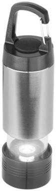 Ліхтарик Mini Lantern, колір срібний, суцільний чорний - 10429901- Фото №5