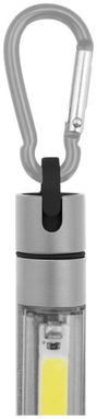 Мини фонарик с открывалкой, цвет серебряный - 10430001- Фото №6