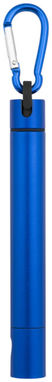 Мини фонарик с открывалкой, цвет синий - 10430002- Фото №4