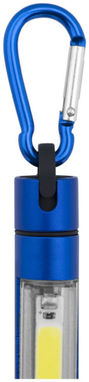 Мини фонарик с открывалкой, цвет синий - 10430002- Фото №7