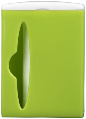 Диспенсер для пакетов Roadtrip, цвет белый, зеленый лайм - 10448403- Фото №3
