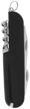 Карманный 9-ти функциональный нож Emmy, цвет сплошной черный - 10448600- Фото №3