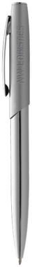 Шариковая ручка Geneva, цвет серебряный - 10601200- Фото №2