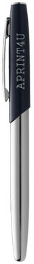Ручка-роллер Geneva, цвет серебряный, синий - 10601401- Фото №2