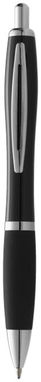 Кулькова ручка Mandarine, колір суцільний чорний - 10605101- Фото №3