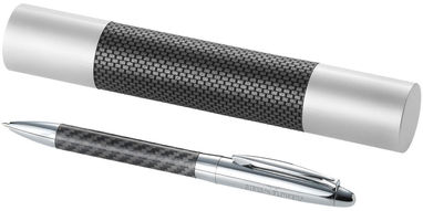 Шариковая ручка Winona, цвет серебряный, темно-серый - 10606800- Фото №2
