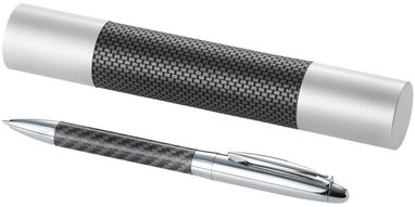 Шариковая ручка Winona, цвет серебряный, темно-серый - 10606800- Фото №5