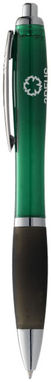 Шариковая ручка Nash, цвет зеленый, сплошной черный - 10608501- Фото №2