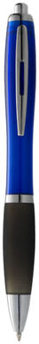 Кулькова ручка Nash, колір синій, суцільний чорний - 10608504- Фото №1