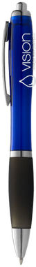 Кулькова ручка Nash, колір синій, суцільний чорний - 10608504- Фото №2