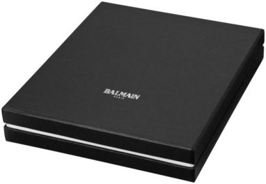 Подарочный набор ручек, цвет сплошной черный, серебряный - 10609100- Фото №3