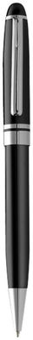 Набор ручек Bristol, цвет сплошной черный - 10614001- Фото №3