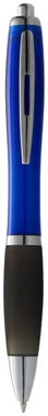 Кулькова ручка Nash, колір синій, суцільний чорний - 10615504- Фото №1