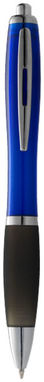 Кулькова ручка Nash, колір синій, суцільний чорний - 10615504- Фото №3