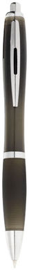 Кулькова ручка Nash, колір суцільний чорний - 10615505- Фото №1