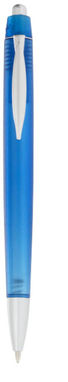 Кулькова ручка Albany, колір синій прозорий - 10615606- Фото №3