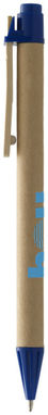 Шариковая ручка Salvador, цвет натуральный, темно-синий - 10620001- Фото №2
