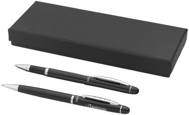 Подарочный набор ручек, цвет сплошной черный - 10620300- Фото №2