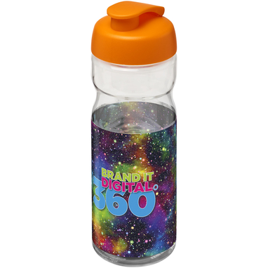Бутылка спортивная H2O Active Base Tritan, цвет прозрачный, оранжевый - 21043610- Фото №2