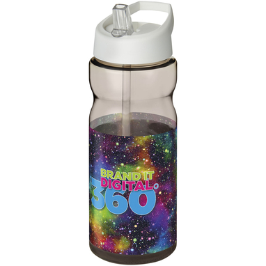 Бутылка спортивная H2O Active Base Tritan, цвет темно-серый, белый - 21043700- Фото №2