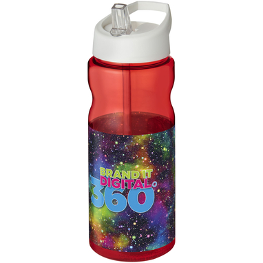 Пляшка спортивна H2O Active Base Tritan, колір червоний, білий - 21043702- Фото №2