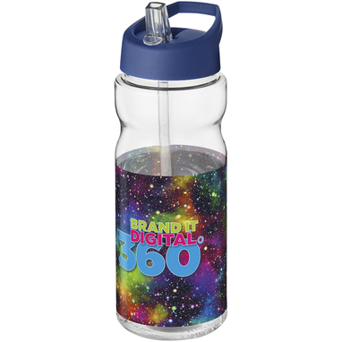 Бутылка спортивная H2O Active Base Tritan, цвет прозрачный, cиний - 21043709- Фото №2