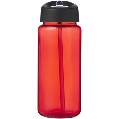 Бутылка спортивная H2O Active Octave Tritan, цвет красный, сплошной черный - 21044603- Фото №3