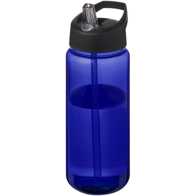 Пляшка спортивна H2O Active Octave Tritan, колір синій, суцільний чорний - 21044605- Фото №1