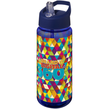 Пляшка спортивна H2O Active Octave Tritan, колір синій - 21044606- Фото №2