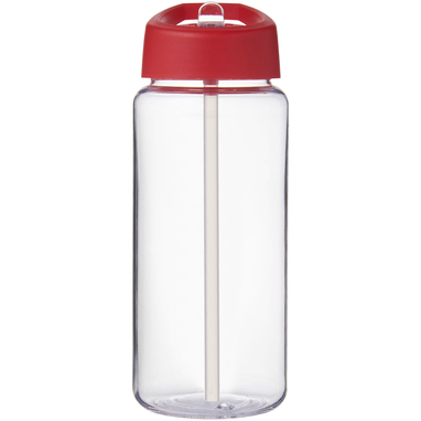 Бутылка спортивная H2O Active Octave Tritan, цвет прозрачный, красный - 21044610- Фото №3