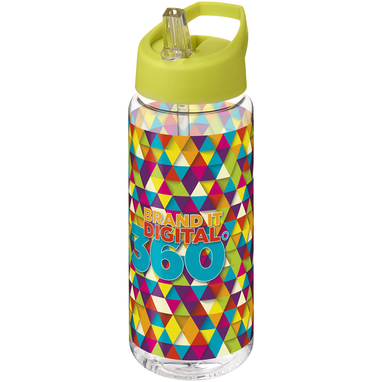 Бутылка спортивная H2O Active Base Tritan, цвет прозрачный, лайм - 21044612- Фото №2