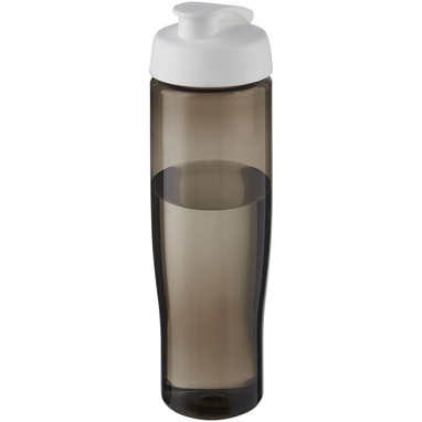 Спортивная бутылка H2O Active® Eco Tempo объемом 700 мл с откидывающейся крышкой, цвет белый, темно-серый - 21044801- Фото №1