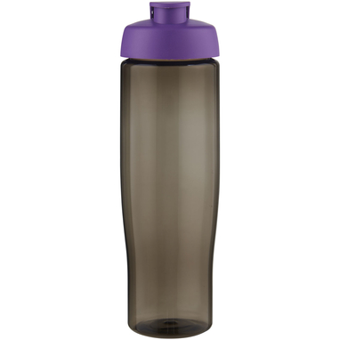 Спортивная бутылка H2O Active® Eco Tempo объемом 700 мл с откидывающейся крышкой, цвет пурпурный, темно-серый - 21044837- Фото №3