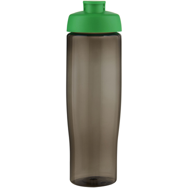 Спортивная бутылка H2O Active® Eco Tempo объемом 700 мл с откидывающейся крышкой, цвет зеленый, темно-серый - 21044861- Фото №3