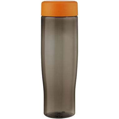 Пляшка для води H2O Active® Eco Tempo об'ємом 700 мл з кришкою, що закручується., колір помаранчевий, темно-сірий - 21045031- Фото №4