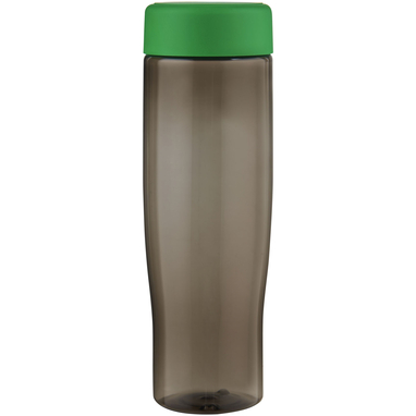 Пляшка для води H2O Active® Eco Tempo об'ємом 700 мл з кришкою, що закручується., колір зелений, темно-сірий - 21045061- Фото №4