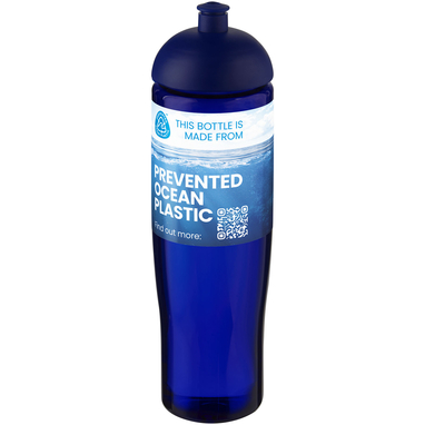 Спортивна пляшка H2O Active® Eco Tempo об'ємом 700 мл із куполоподібною кришкою, колір синій - 21045152- Фото №2