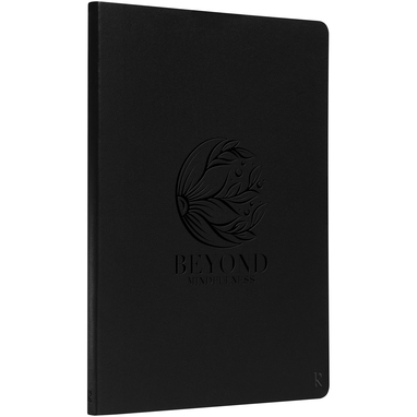 Блокнот Karst A5, колір суцільний чорний - 10779090- Фото №2 Блокнот Karst A5, колір суцільний чорний - 10779090- Фото №2