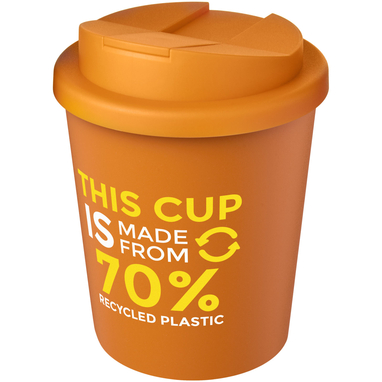 Americano® Espresso Eco Кружка из переработанного материала с герметичной крышкой объемом 250 мл, цвет оранжевый - 21045531- Фото №2