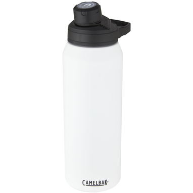 Спортивная бутылка CamelBak® Chute® Mag объемом 1 л из нержавеющей стали с изоляцией, цвет белый - 10071501- Фото №1