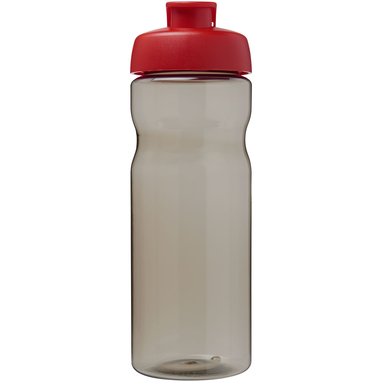 H2O Active® Eco Base Спортивная бутылка объемом 650 мл с откидывающейся крышкой, цвет красный, темно-серый - 22010021- Фото №3