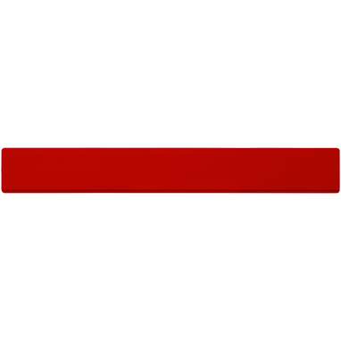 Линейка Refari из переработанного пластика длиной 30 см, цвет красный - 21046821- Фото №4